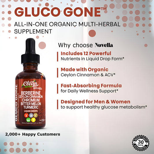 Nuvella™ Gluco Gone Liquid Drops