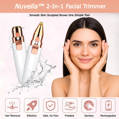 Nuvella™ Precision Facial Hair Trimmer